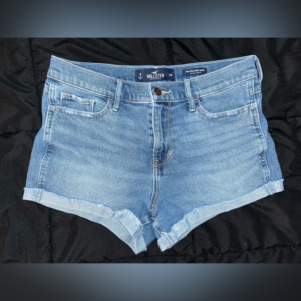 Hollister high rise denim short